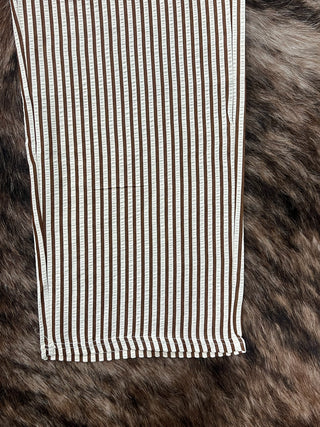 Striped Drawstring Straight Leg Pants (S–3X)