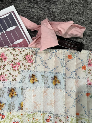 Sarah Patchwork Print Bible Cover