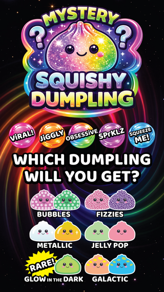 Fun Doh 4" Mystery Dumpling Squishies