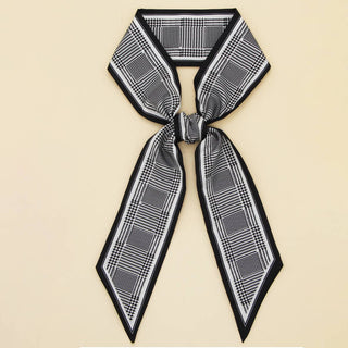 Letter & Floral Twilly Scarf