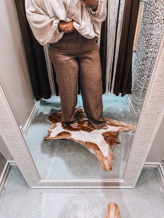 Mocha High Waisted Pants