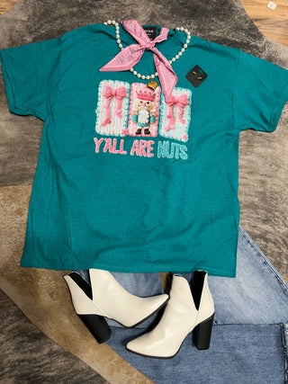 Ya’ll are Nuts Nutcracker Yarn Tee