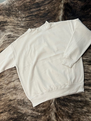 Solid Colored Mock Neck Pullovers