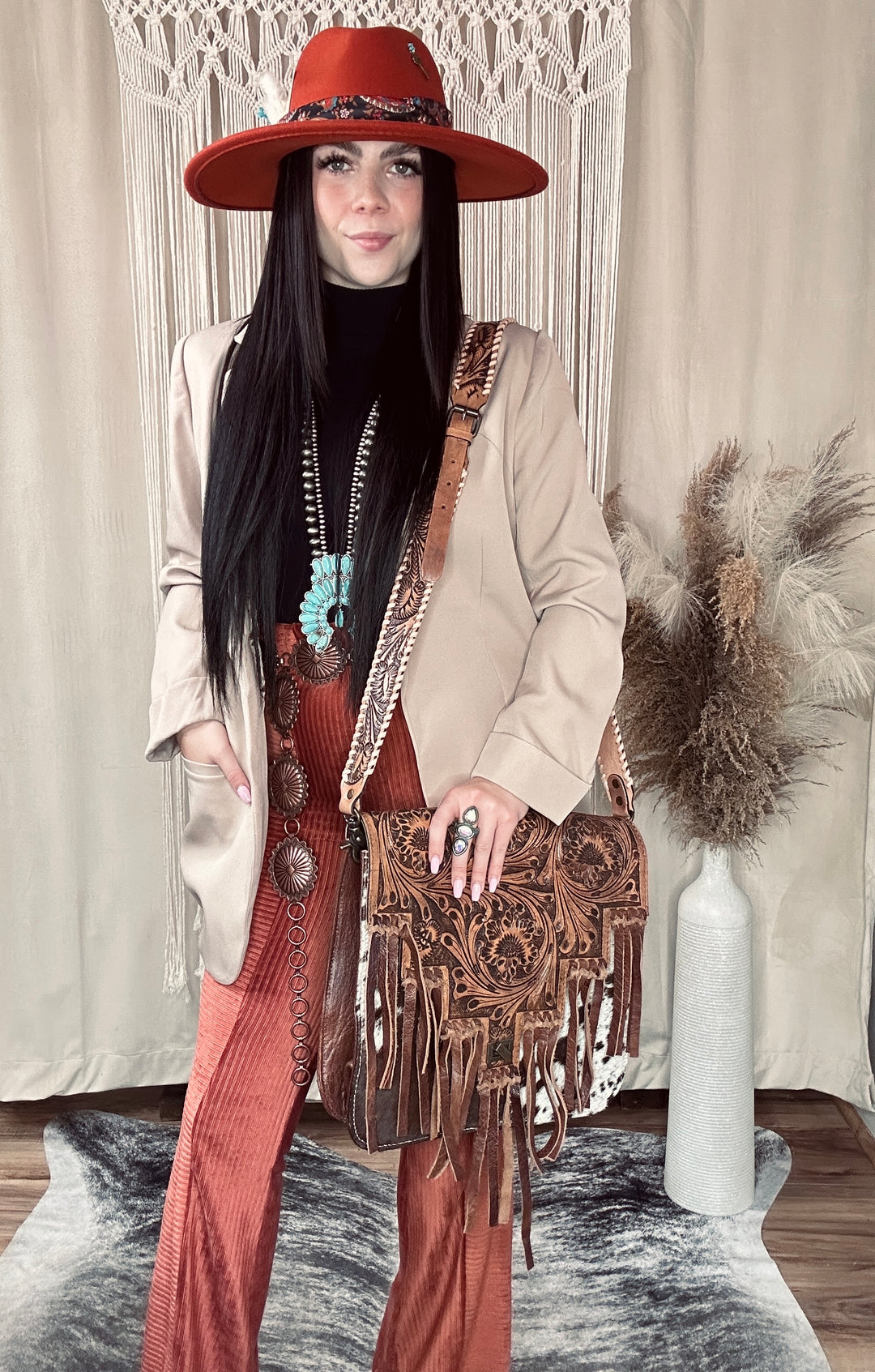 Mocha Lizzy Open Front Blazer