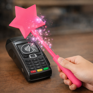 Tap to Pay Magic Star Wand - 3D Printed Credit Card Holder