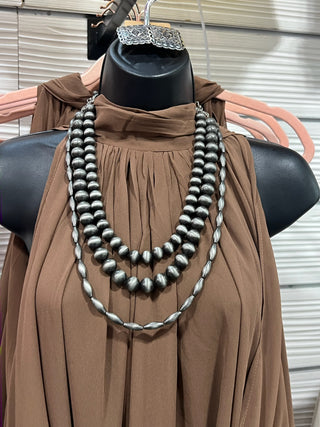 High-Low Halter Maxi Dress