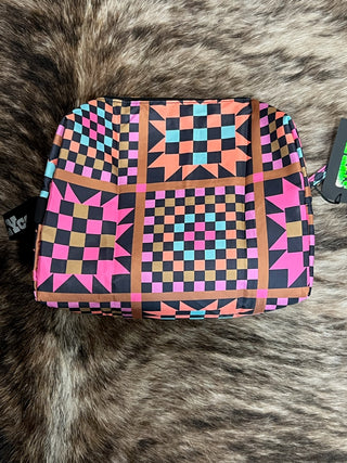 "That Traveler Bag" Ranchhouse Print Toiletry Pouch