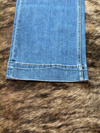 High rise crop wide leg jeans, photo 5