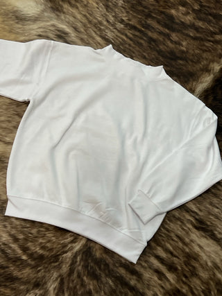 Solid Colored Mock Neck Pullovers