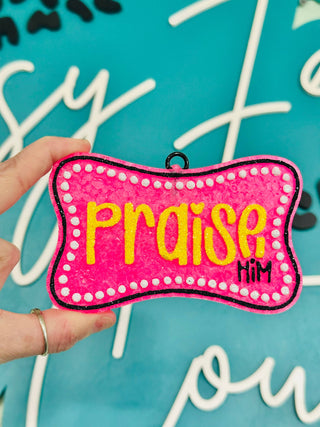 Praise Him Car Freshie