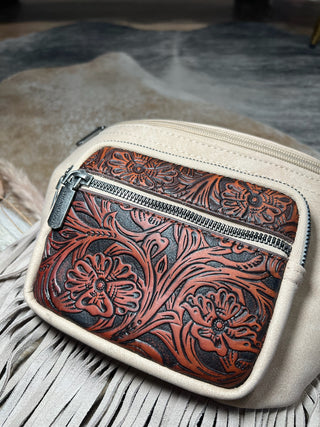 Montana West Tooled Leader Fridge Belt Bag