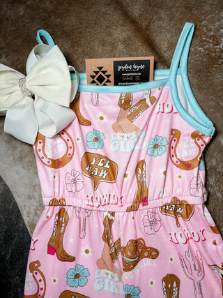 Kid’s cowgirl romper