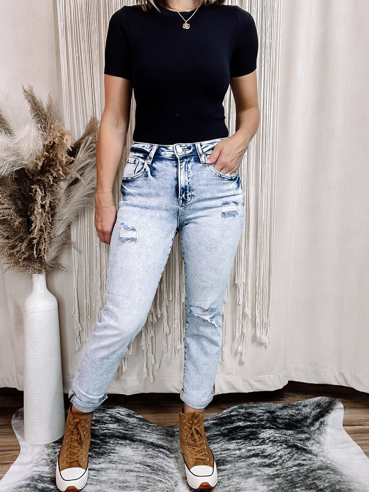 Paulie Distressed Boyfriend Jeans