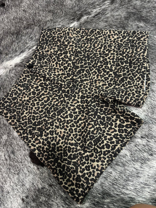 Leopard Print Shorts — Leopard