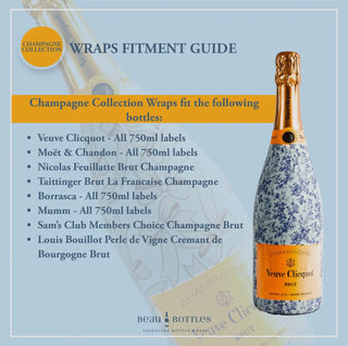 Beau Champagne Bottle Wrap