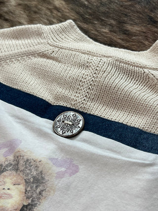 Rockstar Cardigan in Cream