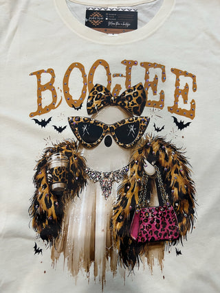 Boo-Jee Ghost Blingy Rhinestone Graphic Tee