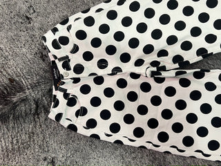 Ivory Polkadot Denim Pants