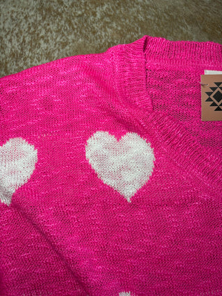 Heart sweater top