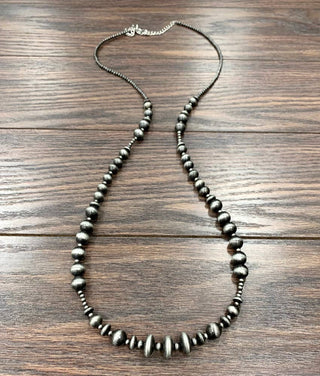 Long Navajo Bead Necklace