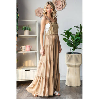Pink Boho Overalls