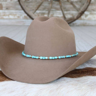 Chunky turquoise stone hat band Ellis, photo 4