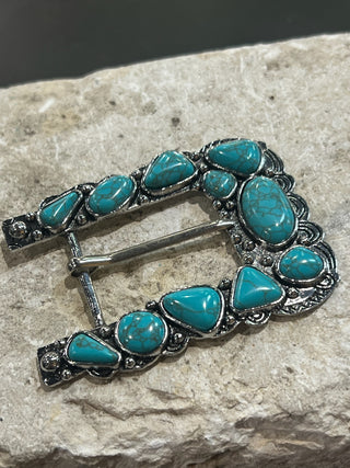 Turquoise Stone Belt Buckle