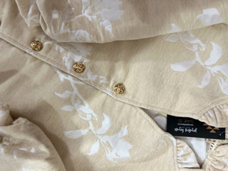 Frilled chic cardi blouse