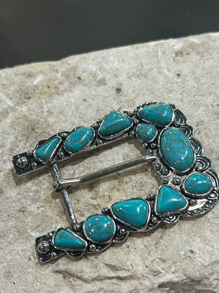 Turquoise Stone Belt Buckle