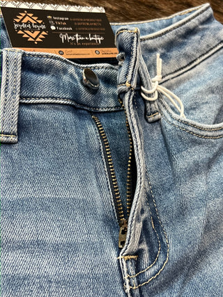 High rise crop wide leg jeans, photo 4