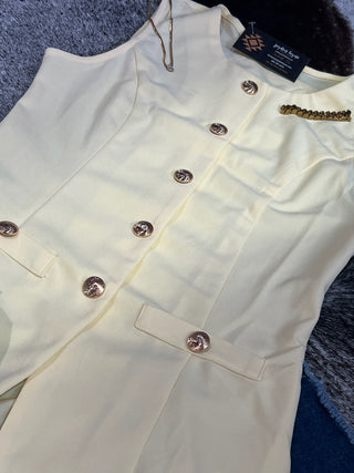 Sleeveless Button Front Vest Top