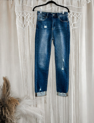 Mid rise relaxed skinny jeans - Jayden Layne
