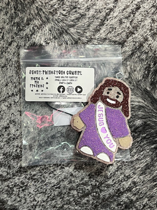 Jesus ❤️ U Freshie — Car Air Freshener