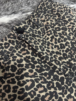 Leopard Print Shorts — Leopard