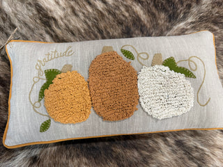 Small Tufted Pumpkin Pillow