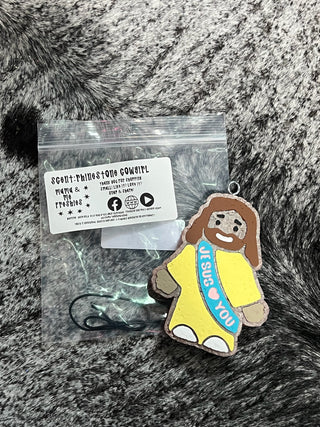 Jesus ❤️ U Freshie — Car Air Freshener