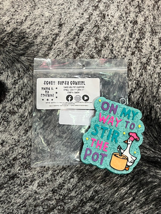 Way to Stir the Pot Freshie — Car Air Freshener