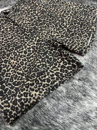 Leopard Print Shorts — Leopard