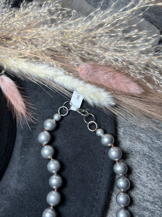Vintage rodeo pearl necklace