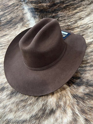 100% Wool Felt Western Cowboy Hat - Style Cattleman