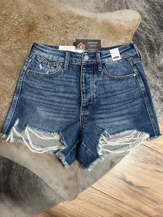 Judy Blue High Waist Rigid Magic Cut Off Shorts