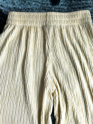 Crinkled Plisse Set - Butter Yellow