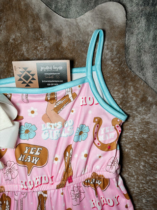 Kid’s cowgirl romper