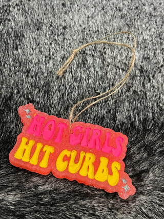 Hot Girls Hit Curbs Car Freshie