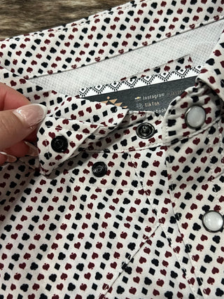 The Spade Long Sleeve Pearl Snap Shirt