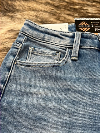 High rise crop wide leg jeans, photo 3
