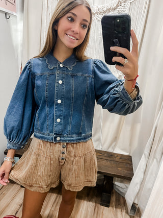 Peter Pan Denim Jacket
