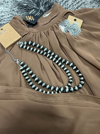 High-Low Halter Maxi Dress