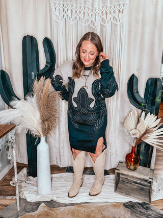 Punchy Sweater Dress