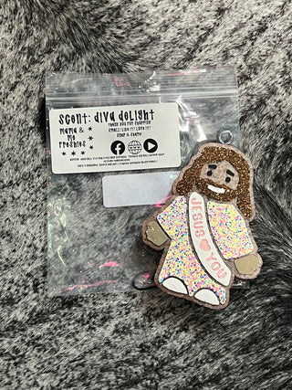 Jesus ❤️ U Freshie — Car Air Freshener